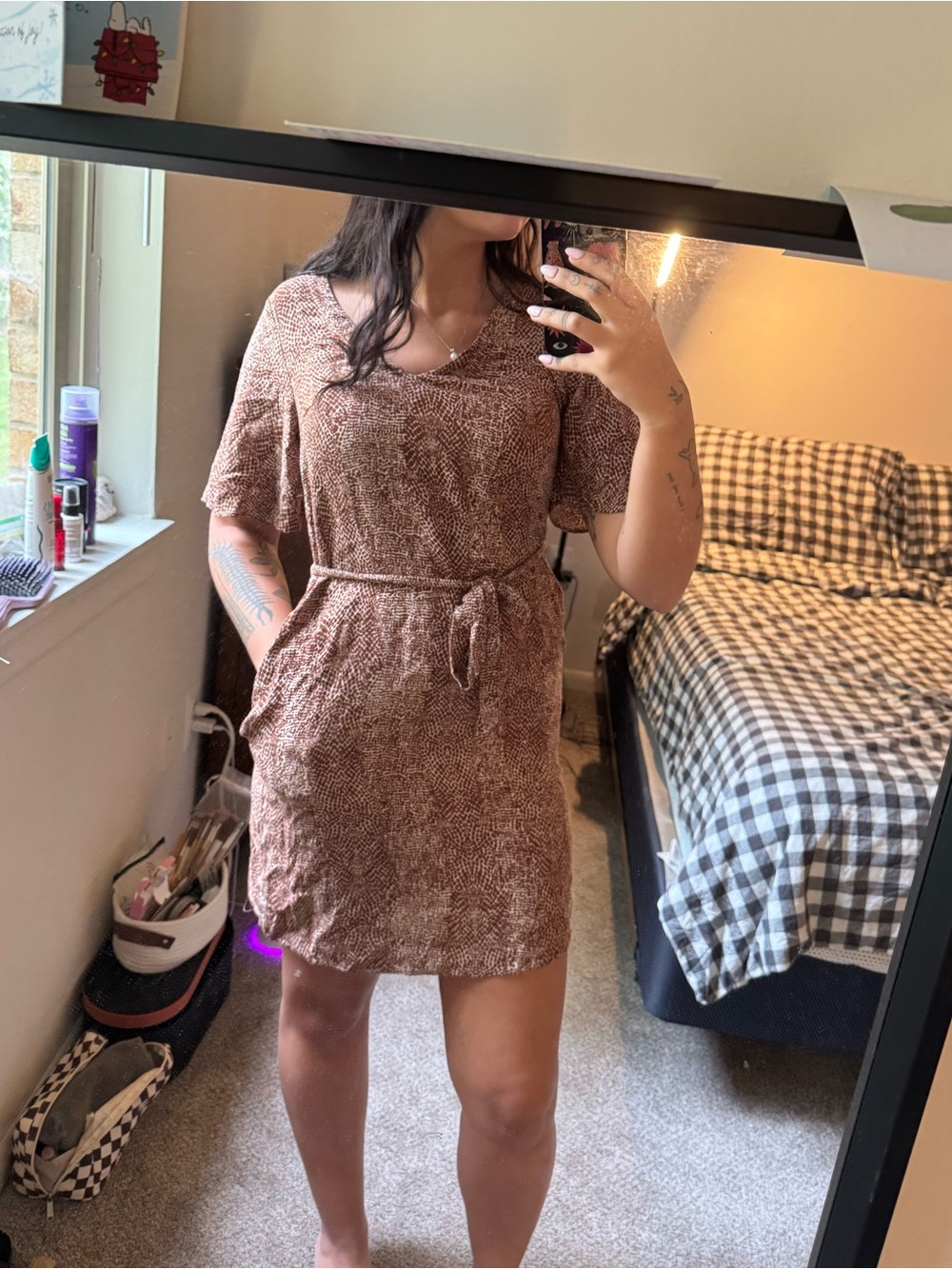 Animal print dress